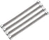 uxcell Corrugated Stainless Steel Flexible Water Line 11.8inch Long G1/2 Female Threaded Connector with Washer, 4pcs...