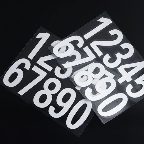 40Pcs Reflective Mailbox Number Sticker Decal Adhesive Reflective Address Numbers 0-9 for Window,Signs,Door,Cars(1 inch),Mailbox Numbers,Tools and...