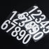 40Pcs Reflective Mailbox Number Sticker Decal Adhesive Reflective Address Numbers 0-9 for Window,Signs,Door,Cars(1 inch),Mailbox Numbers,Tools and...