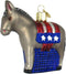 Old World Christmas Ornaments: Political Gifts Glass Blown Ornaments for Christmas Tree, Democratic Donkey...