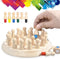 Wooden Memory Chess Matching Game: Family Board Games for Kids and Adults, Montessori Preschool Learning Educational Toy for Toddler 3 4 5 6 7 8+ ...