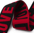 Ribbon 4-yards 1-1/2" (39mm) Love Elastic Stretch Ribbon Trim for Stretch Elastic Band, Headband, Hand Band and Waist Belt , TR-11609 (Red/Black)...