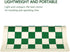 Roll Up Vinyl Chess Board Tournament 15.5" Chess Mat - Lightweight & Non Slip Portable Professional Club Chess Board for Beginner and Kids-Only Ch...
