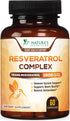 Resveratrol 1800mg Per Serving - Potent Antioxidants for Immune Support - Extra Strength Trans-Resveratrol Supplement Supports Healthy Aging & Hea...