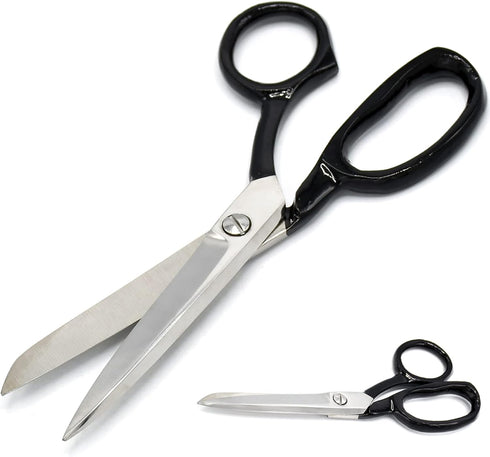 New German Grade Heavy Duty Upholstery Sewing Dressmaking Carpet/Shear Tailor Fiber Cutting Scissors 12" Black Handle long Last...