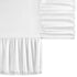 TILLYOU Baby Crib Skirt Girls Boys, Ruffled Bed Skirt with Pompoms, 28”x 52”, 14'' Drop, White...