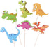 60 Pieces Dinosaur Cupcake Toppers Picks for Kids Birthday Party and Baby Shower Cake Decoration...
