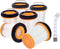 6 Pack WV201 Fiters Replacement for Shark Wandvac ION W1 S87 Handheld Vacuum Filter Replacement WV200, WV201, WV205, WV201BK,WV220, Compare to Par...