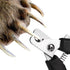 Small Dog Nail Clippers, Cat Nail Clippers, Suitable for Rabbits, Birds, Etc. (Red)...