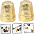 PLAFOPE 10pcs Thickened Thimble Finger Cot Quilting Thimble Fingertip Thimble Portable Sewing Thimble DIY Thimble Finger Thimble Small Finger Need...