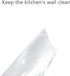 2 Pack Plastic Oil Proof Wall Sticker Self-Adhesive Sticker for Kitchen Cupboard Household Wallpaper Clear Waterproof Oilproof paper Transparent H...