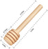 25Pcs Honey Dipper Sticks - Wooden Honey Dipper, 3 Inch Mini Honeycomb Stick, Honey Stirrer Stick for Honey Jar Dispense Drizzle Honey and Wedding...