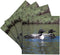 3dRose cst_3106_3 Family of Three Loons-Ceramic Tile Coasters, Set of 4...