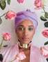 Harewom Hair Scarf for Women with Locs Braid Long Fashion Solid Color Boho Cotton African Head Wrap Tie Headband Bulk Lavender...