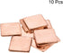 uxcell Flat IC Chipset Thermal Copper Heatsink for CPU GPU 20 x 20 x 1.5mm 10pcs...