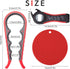Jar Bottle Opener Non Slip Jar Gripper - Pad Rubber Jar Can Lid Opener,5 in 1 Multi Function Non-Slip Opener for Weak,Senior, Arthritis Hands (3-p...