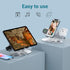 4 in 1 Charging Station for Multiple Devices Apple, Aluminum Apple Watch Charger Stand for iWatch Series, iPhone 14/13/12/11/X/8/7/6, iPad,Airpods...