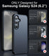 Shockproof Designed for Samsung Galaxy S24 Case, 12FT Military Grade Drop Protection, Slim Semi-Clear Matte Hard Back & Soft Edge Galaxy S24 Case ...