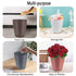 1.5 Gallon Small Trash Can,Round Small Wastebasket Garbage Can for Bathroom Bedroom Kitchen Countertop Under Sink (Gray, 2 Pack)...