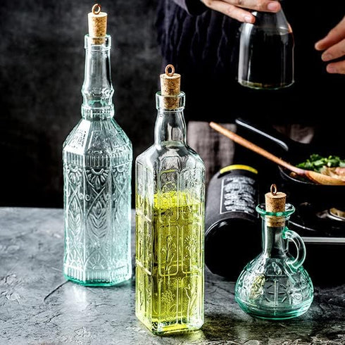 Bormioli Rocco Country Home Olivia 7 Ounce Oil Cruet Bottle...