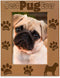 KATE POSH - Best Pug Ever Engraved Natural Wood Picture Frame, Dog Lover, Pug Life, Paws Gifts for Birthdays, Memorial, New Puppy (5x7-Vertical)...