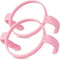 Baby Bottle Handles for Comotomo 5 Ounce & 8 Ounce Silicone Baby Bottles, Compatible Comotomo Bottle Holder for Baby, Pack of 2, Pink...