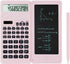 Scientific Calculators for Middle School & High School, Solar and Battery Power with Notepad for School?10 Digits Digital with Erasable Writing Bo...