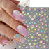 5D Summer Nail Art Stickers, 5D Embossed Ocean Nail Decals Seashell Starfish Whelks Ocean Summer Nail Art Supplies Luxurious Summer Nail Design fo...