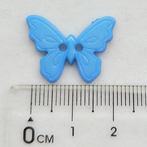 New 100pcs Mix Butterfly Plastic Buttons 22mm Sewing Craft 2 Holes (7/8"(22mm), Butterfly)...