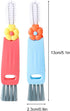 3 in 1 Cup Lid Cleaning Brush, 2024 New Crevice Cleaning Brush for Bottle Gap Tight Spaces Cup, 2 Pack Multifunctional Bottle Cleaning Tools (2 Pc...