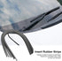 BESPORTBLE Black Windshield Wiper Blades Refills Replacement Car Vehicle Insert Rubber Strips for Wipers 10 Pieces 6mm...