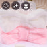 Shindel 6PCS Makeup Headbands for Women, Spa Headband Bow Tie Hair Band Fluffy Head Wraps for Washing Face Skincare Shower Sports Yoga?White and P...