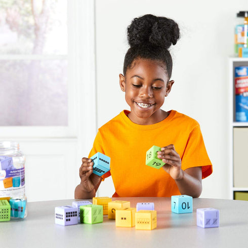 hand2mind Multiple Representation Dice, Large Foam Dice for Classroom, Subitizing Dice, Math Manipulatives Kindergarten, Educational Toys for Elem...