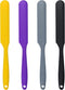4pcs Silicone Spatula Set Heat Resistant Cake Cream Butter Spatulas Mixing Batter Scraper Non-Stick Flexible Baking Cooking Tool 4 Colors (mix col...