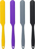 4pcs Silicone Spatula Set Heat Resistant Cake Cream Butter Spatulas Mixing Batter Scraper Non-Stick Flexible Baking Cooking Tool 4 Colors (mix col...