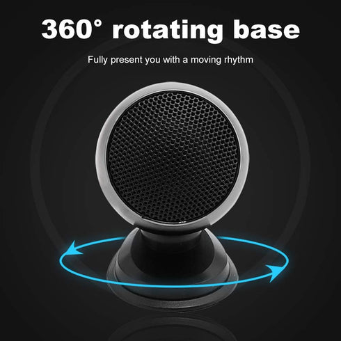 2pcs Universal Car Tweeter Loudspeaker 150W 4Ohm Audio Silk Film for Car Modification High-Pitched Car Audio Modification Nondestructive...