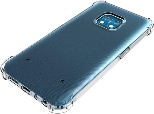 Case for Nokia XR20 Clear Crystal Soft TPU Four Corners Bumper Protect Camera Protective Cover Transparent Phone Case...