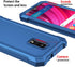 for BLU View 4 case, with Tempered Glass Screen Protector 360 Full-Body Soft TPU Bumper Shockproof Silicone Protective Phone Cover Case for BLU Vi...