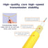 2Meters 7ft LC/UPC-ST/UPC Single-Mode Fiber Optic Cable LC to ST OS2 Jumper Optical Patch Cord Duplex 9/125um Yellow LC-ST...
