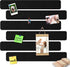 Black Felt Pin Boards Memo Board Pegboard Bar Strips, Self-Adhesive Cork Board for Walls Home Office Decor, Small Felt Bulletin Boards for Jewel, ...