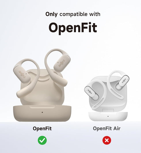 SURITCH for SHOKZ OpenFit Case Cover, Shockproof Magnetic Cases for SHOKZ OpenFit Open-Ear Earbuds True Wireless Bluetooth Headphones, Protective ...