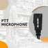 Retevis in-Ear Two-Way Radio Headset with Mic,Coil Tube, Compatible with Motorola CP100D CP185 CP200 CP200D GP300 GP2000 Mag ONE BRP40 A8 HYT TC61...