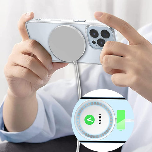 Universal Magnetic Ring, Magnetic Adapter Ring,Magnet Sticker Compatible with Magsafe Accessories & Wireless Charging for iPhone 15/14/13/12 Serie...