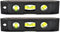 2 Pcs Magnetic Torpedo Level, Spirit Level 3 Bubble Level Torpedo Magnetic Level Bubble Measuring Tool (6 inch)...