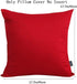 Thmyo 4-Pack 100% Cotton Comfortable Solid Decorative Throw Pillow Cases Square Cushion Cover Pillowcases Sublimation Blank Christmas DIY Throw Pi...