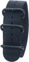 BERTUCCI DX3 B-95B Black/Black Ion Buckle 22mm Nylon Watch Band...