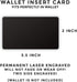 Engraved Stainless Steel Wallet Card Insert - Son Gift Idea from Mom - Unique Mini Love Note to Son from Mother - Graduation Gift (Silver)...