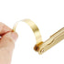 uxcell Metric Thickness Feeler Gauge 0.05-1mm 13 Blades Brass Measuring Tool for Width Gap...