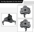 Universal Adjustable Oil Filter Wrench, Carbon Steel, Black, 1/2 & 3/8 Inch Square Drive Socket, 3-Jaw & 2-Way Design...