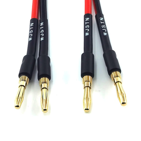 Banana Plugs to speakon Speaker Adapter Cablespeakon to Banana Plug Cable 12awg 6in/2 Pack...